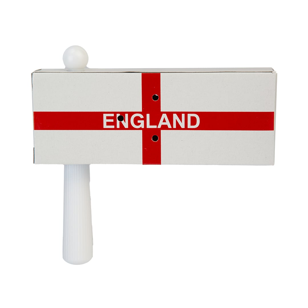 St. George's Cross England Flag Supporters Noise Makers - Pack of 2
