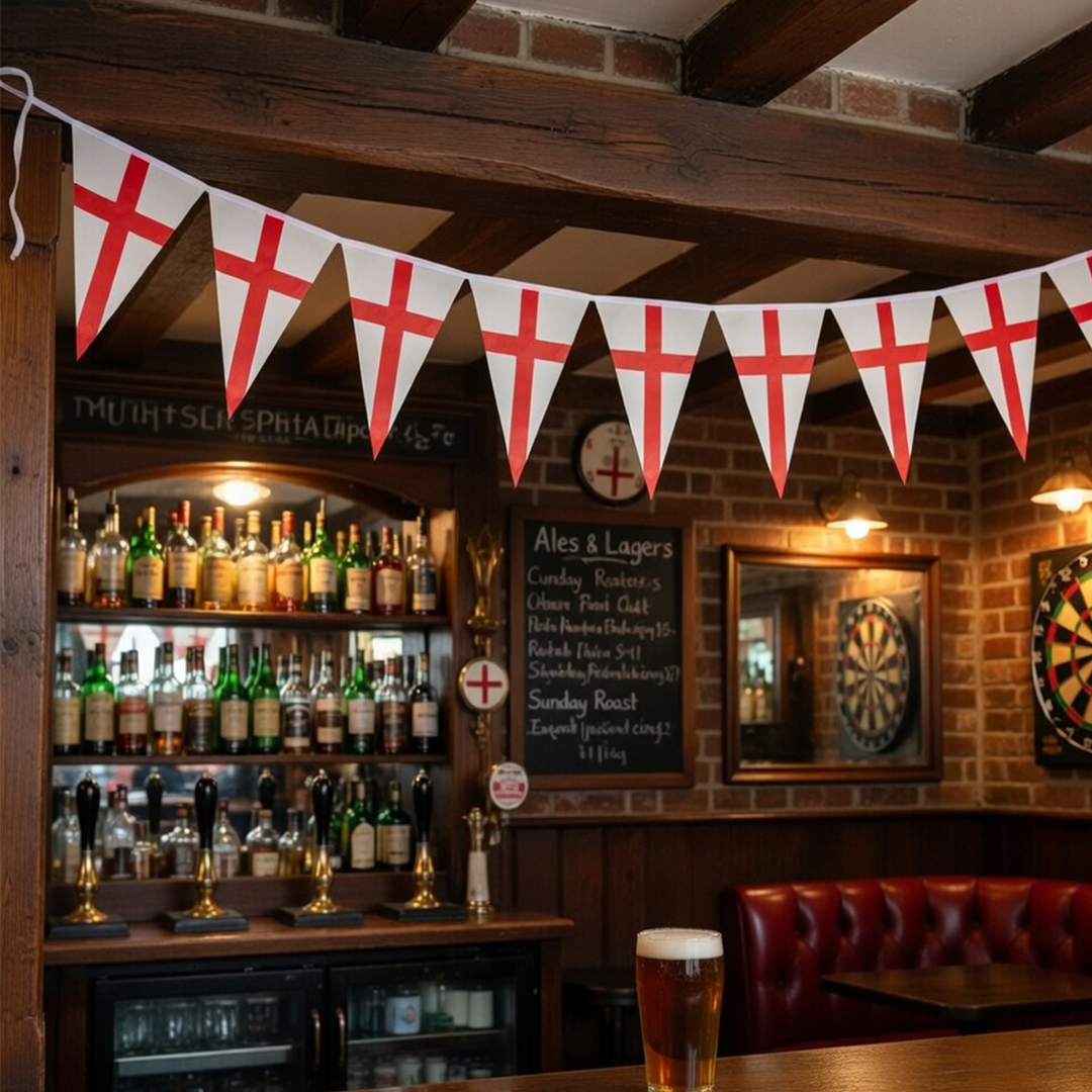 St. George's Cross Triangle England Flag Bunting Banner Product Gallery Image
