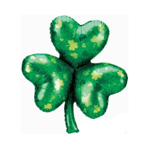 St. Patrick's Day Shamrock Helium Foil Giant Balloon 84cm / 33 in Product Image