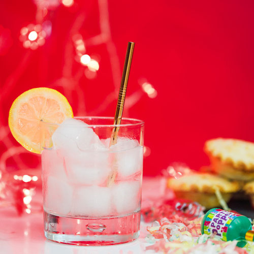 Stainless Steel Mini Multicolour Metal Drinking Straws with Cleaning Brush - Pack of 8 Product Gallery Image