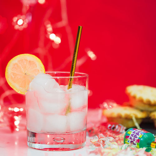 Stainless Steel Mini Multicolour Metal Drinking Straws with Cleaning Brush - Pack of 8 Product Gallery Image