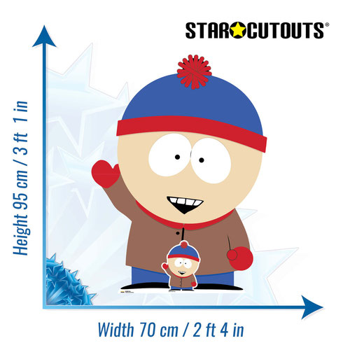 Stan Marsh South Park Star Mini Cardboard Cutout 95cm Product Gallery Image