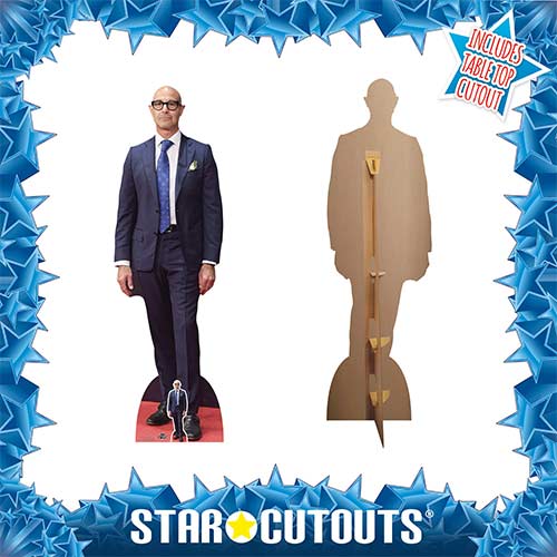 Stanley Tucci Blue Suit Lifesize Cardboard Cutout 173cm Product Gallery Image