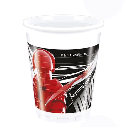 Star Wars The Last Jedi Plastic Cups 200ml - Pack of 8 Bundle Product Image