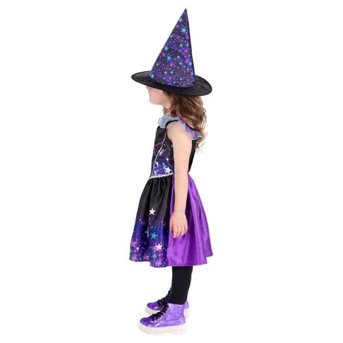 Starry Night Witch Girls Fancy Dress Costume Toddler Age 1-2 Product Gallery Image