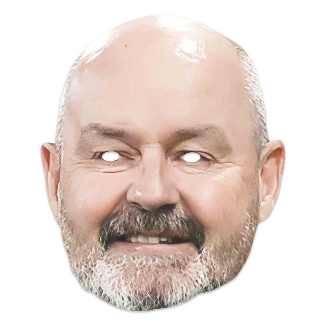 Steve Clarke Cardboard Face Mask