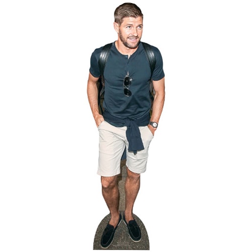 Steven Gerrard Casual Star Mini Cardboard Cutout 90cm Product Gallery Image