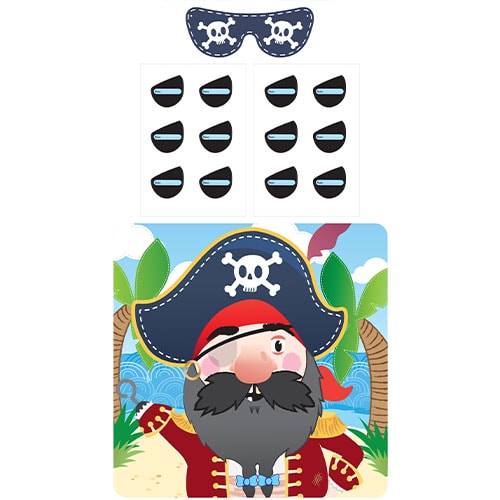 Stick The Eye Patch Pirate Party Game Product Image