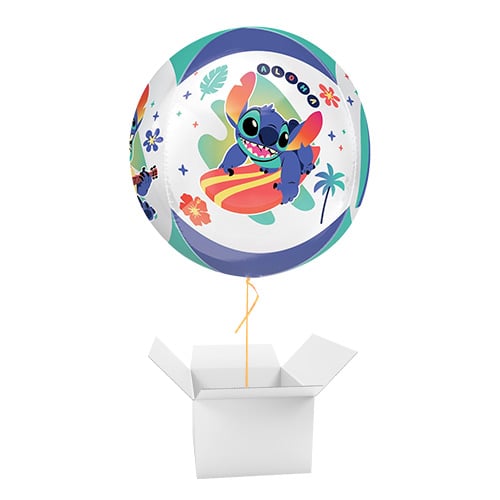 Stitch Disney Lilo & Stitch Orbz Foil Helium Balloon - Inflated Balloon in a Box Product Gallery Image