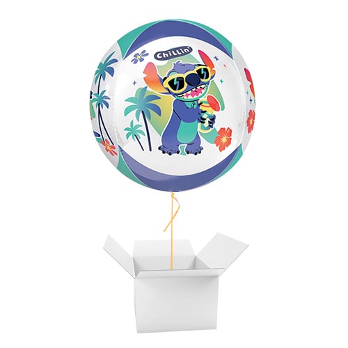 Stitch Disney Lilo & Stitch Orbz Foil Helium Balloon - Inflated Balloon in a Box Product Gallery Image