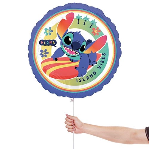 Stitch Disney Lilo & Stitch Round Foil Helium Balloon 46cm / 18 in Product Gallery Image