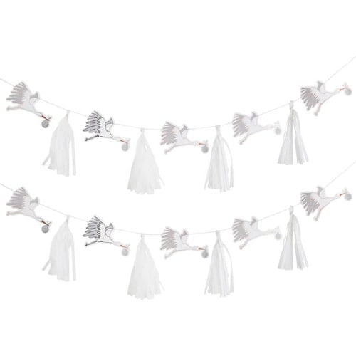 Stork With Tassel Garland Decoration 300cm Product Gallery Image