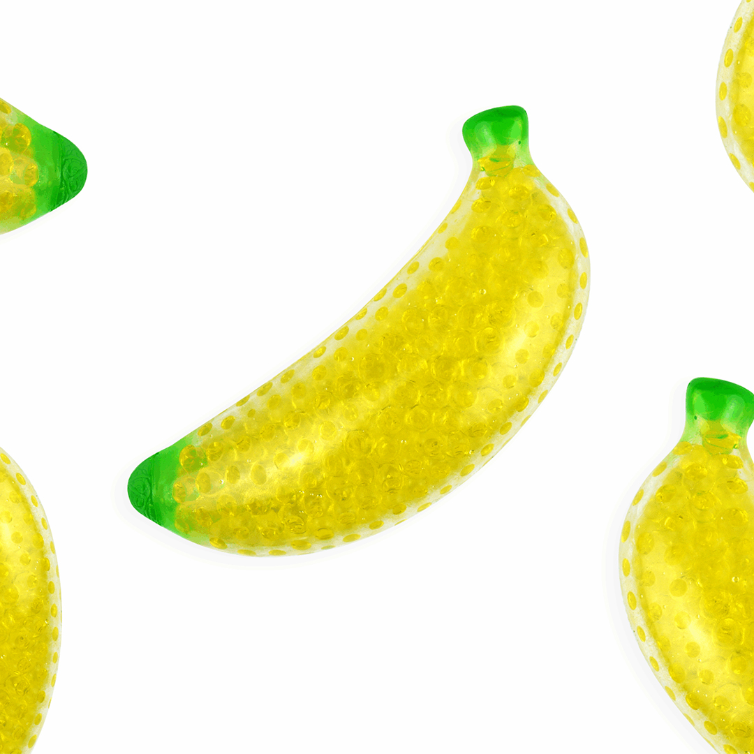 Stress Relief Squishy Squeeze Banana Toy 14cm Product Gallery Image