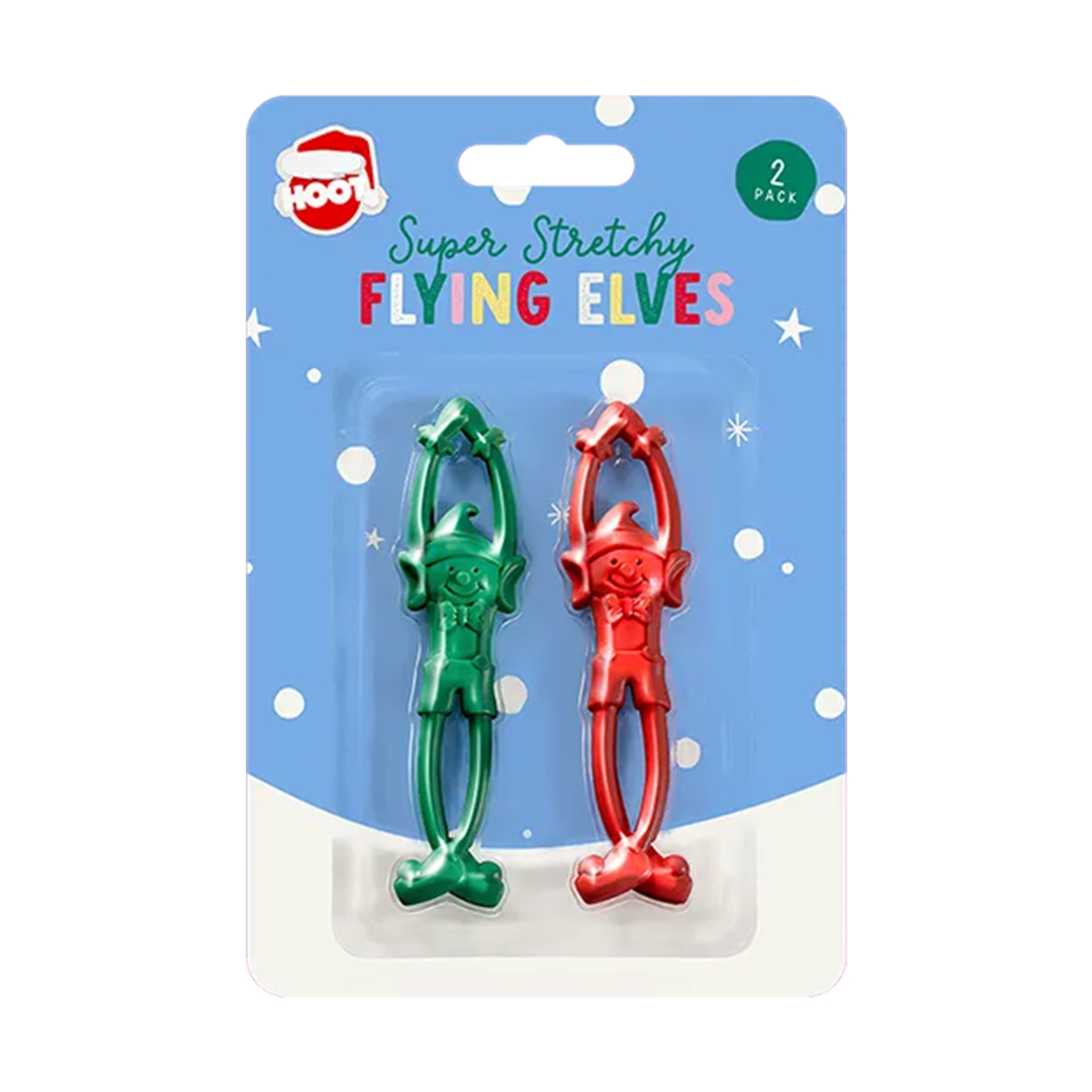 Stretchy Flying Elves Christmas Toys - Pack of 2 View 2