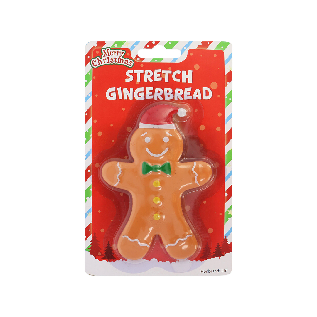 Stretchy Gingerbread Man Christmas Toy 11.5cm View 3
