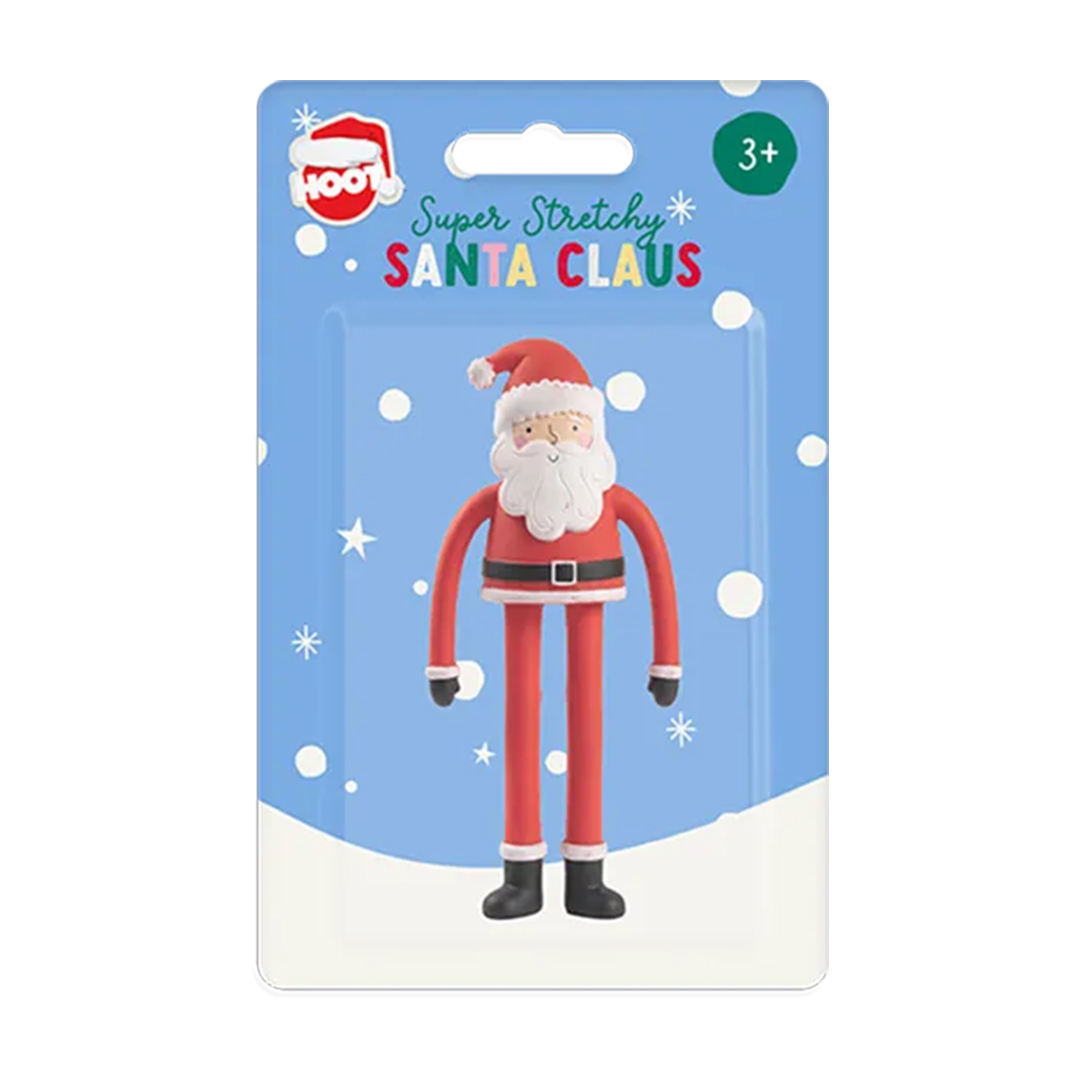 Stretchy Santa Rubber Christmas Toy 11.5cm