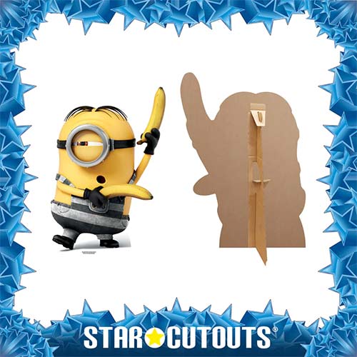 Stuart Minion Prison Banana Star Mini Cardboard Cutout 84cm Product Gallery Image