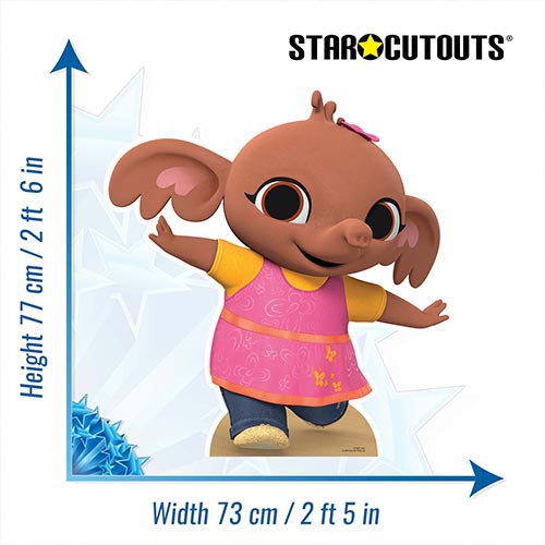 Bing Sula Baby Elephant Star Mini Cardboard Cutout 77cm Product Gallery Image