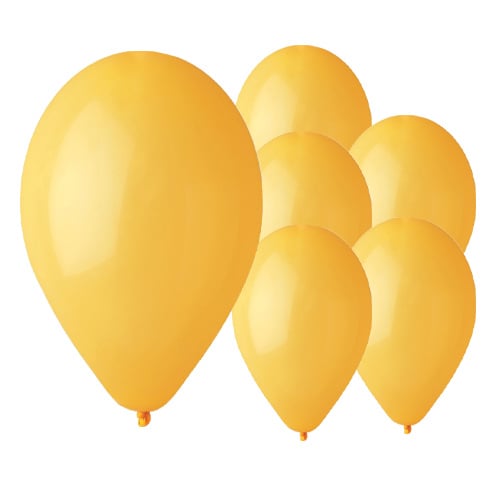 Sunflower Yellow Bio Latex Balloons 33cm / 13 in - Pack of 50