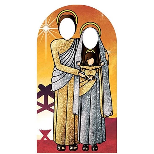 Christmas Sunset Holy Religious Sacred Family Adult Stand In Lifesize Cardboard Cutout 174cm
