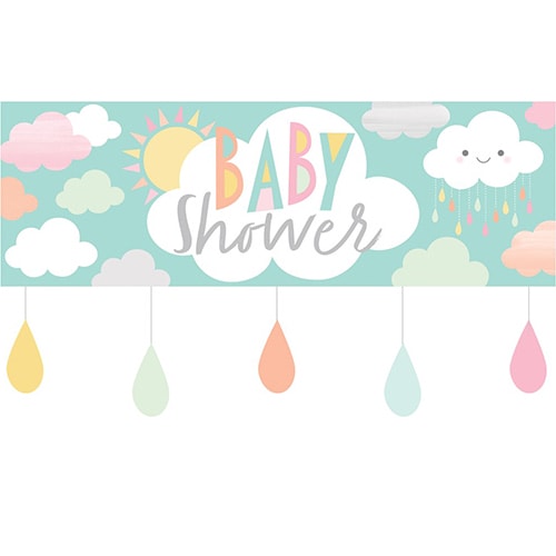 Sunshine Baby Shower Plastic Giant Banner 152cm Product Image