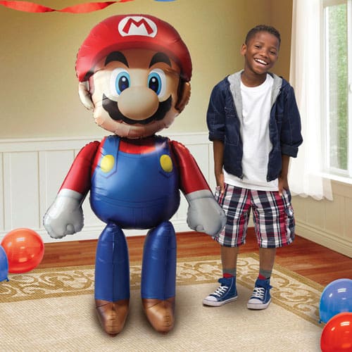 Super Mario Airwalker Foil Balloon 152cm / 60 in Product Image