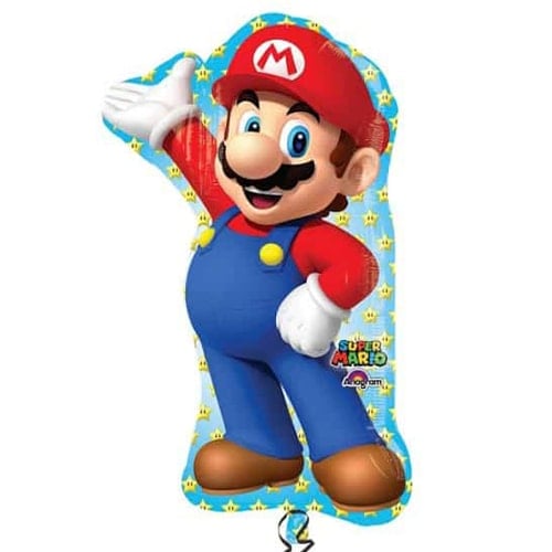 Super Mario Helium Foil Giant Balloon 83cm / 33 in Product Image