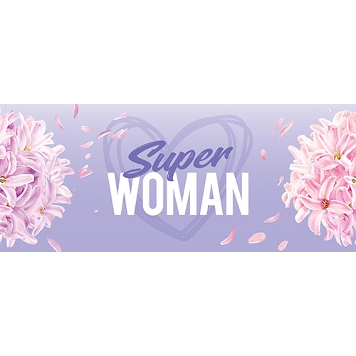 Super Woman PVC Party Sign Decoration Product Image