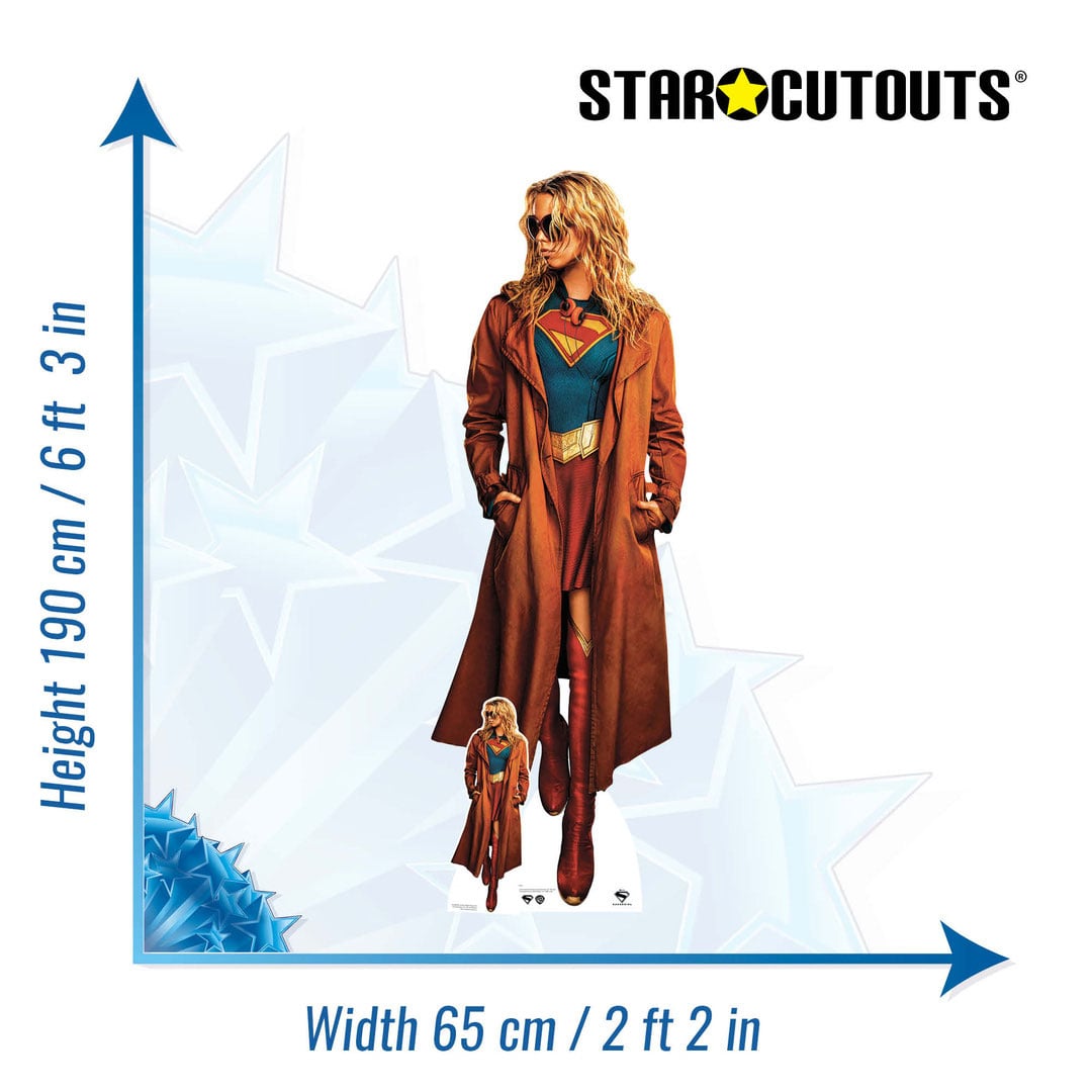 Supergirl Shades DC Comics Movie Milly Alcock Lifesize Cardboard Cutout 190cm Product Gallery Image