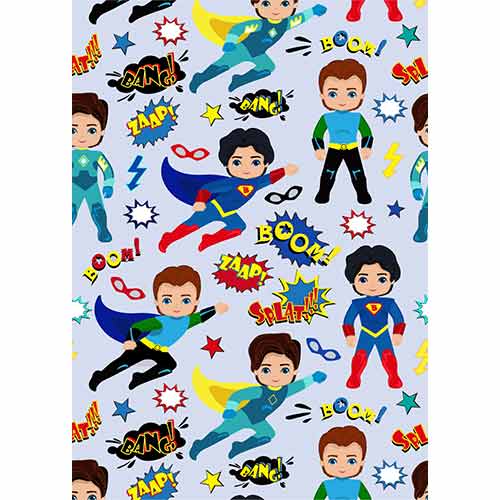 Superhero Kids Design Poster PVC Party Sign Decoration Product Gallery Image