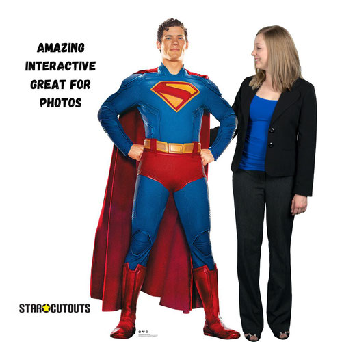 Superman 2025 Movie Hero Pose DC Comics David Corenswet Lifesize Cardboard Cutout 193cm Product Gallery Image