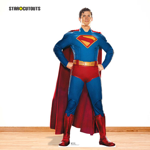 Superman 2025 Movie Hero Pose DC Comics David Corenswet Lifesize Cardboard Cutout 193cm Product Gallery Image