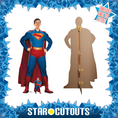 Superman 2025 Movie Hero Pose DC Comics David Corenswet Lifesize Cardboard Cutout 193cm Product Gallery Image