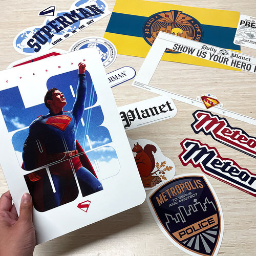 Superman DC Comics Cardboard Cutout Activity Decoration Pack Product Gallery Image