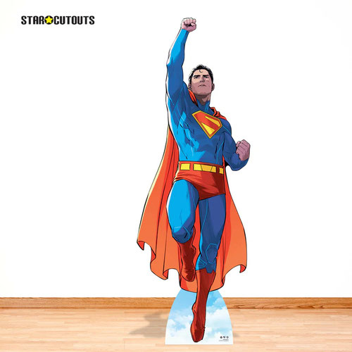 Superman DC Comics Takes Flight Comic Style Lifesize Cardboard Cutout 228cm Product Gallery Image