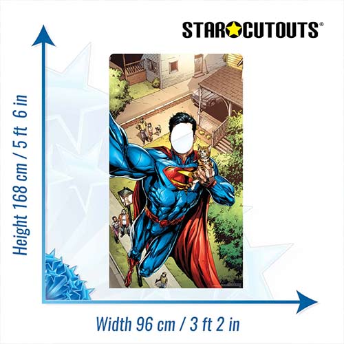 Superman Stand In Lifesize Cardboard Cutout 168cm Product Gallery Image