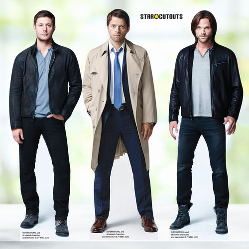 Supernatural Table Top Cardboard Cutouts - Pack of 3 Product Gallery Image