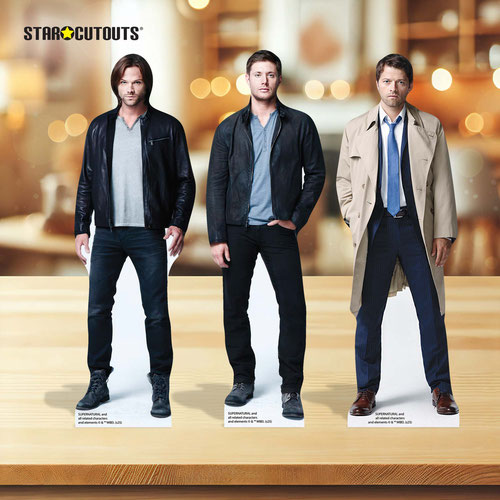 Supernatural Table Top Cardboard Cutouts - Pack of 3 Product Gallery Image