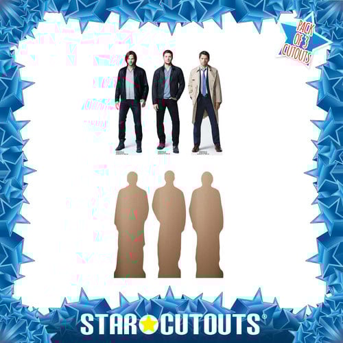 Supernatural Table Top Cardboard Cutouts - Pack of 3 Product Gallery Image