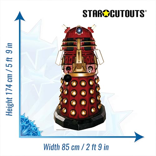 Supreme Dalek Doctor Who Lifesize Cardboard Cutout 174cm Product Gallery Image