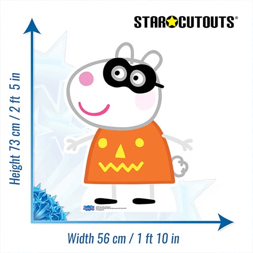 Suzy Sheep Peppa Pig Halloween Star Mini Cardboard Cutout 73cm Product Gallery Image