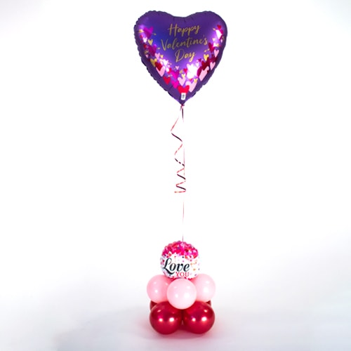 'Sweetheart' Valentine's Day Mini Balloon Stack Product Gallery Image