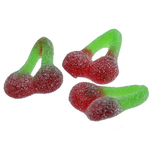 Sweetzone Sour Twin Cherries Gluten Free Halal Sweets 8g Product Image