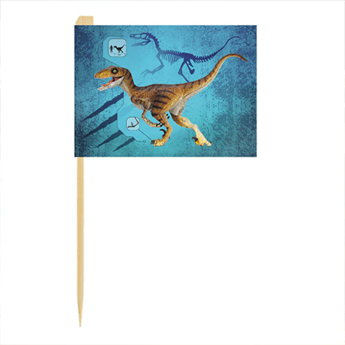 T-Rex Dinosaur Food Cocktail Picks - Pack of 24 Product Gallery Image