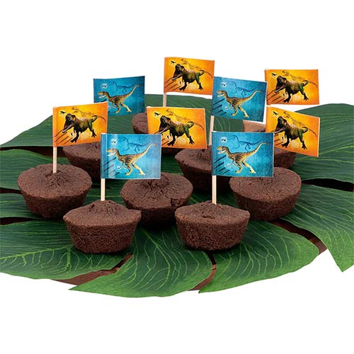 T-Rex Dinosaur Food Cocktail Picks - Pack of 24 Product Gallery Image