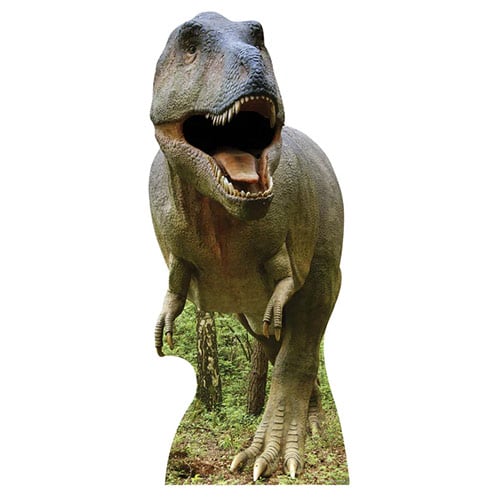 T-Rex Dinosaur Lifesize Cardboard Cutout 186cm Product Gallery Image