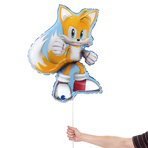 Tails Sonic The Hedgehog Giant Foil Helium Balloon 84cm / 33 in Product Gallery Image