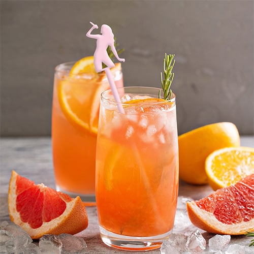 Taylor Pop Star Inspired Acrylic Drink Stirrers - Pack of 6 Product Gallery Image