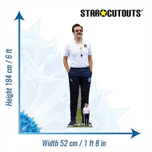 Ted Lasso Football Manager Jason Sudeikis Lifesize Cardboard Cutout 184cm Product Gallery Image