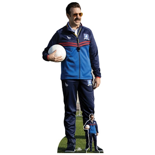 Ted Lasso Jason Sudeikis with Football Lifesize Cardboard Cutout 184cm Product Gallery Image